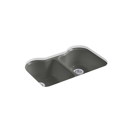 Kohler Hartland Dbl Equal, Uc, Sink 5 Hole 5818-5U-58